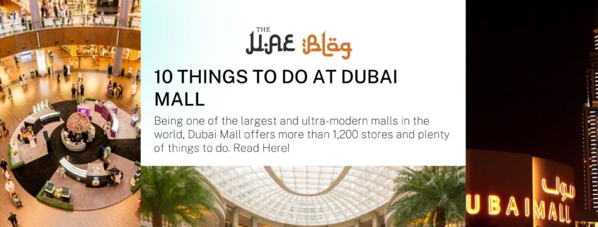 10 Things to Do at Dubai Mall